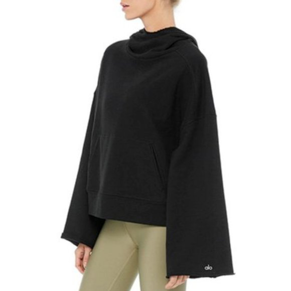 NEW! ALO Yoga Low Key Wide Sleeve Hoodie - Picture 2 of 5